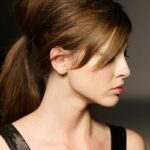 celebrity ponytail hairstyle trend for fall