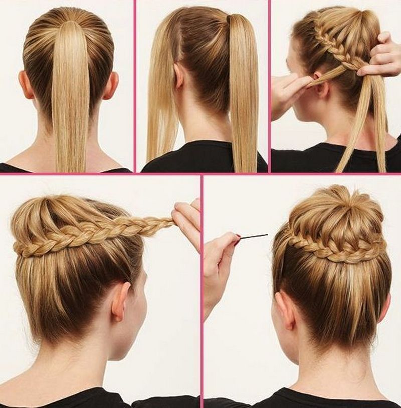 Braided Bun Hairstyle