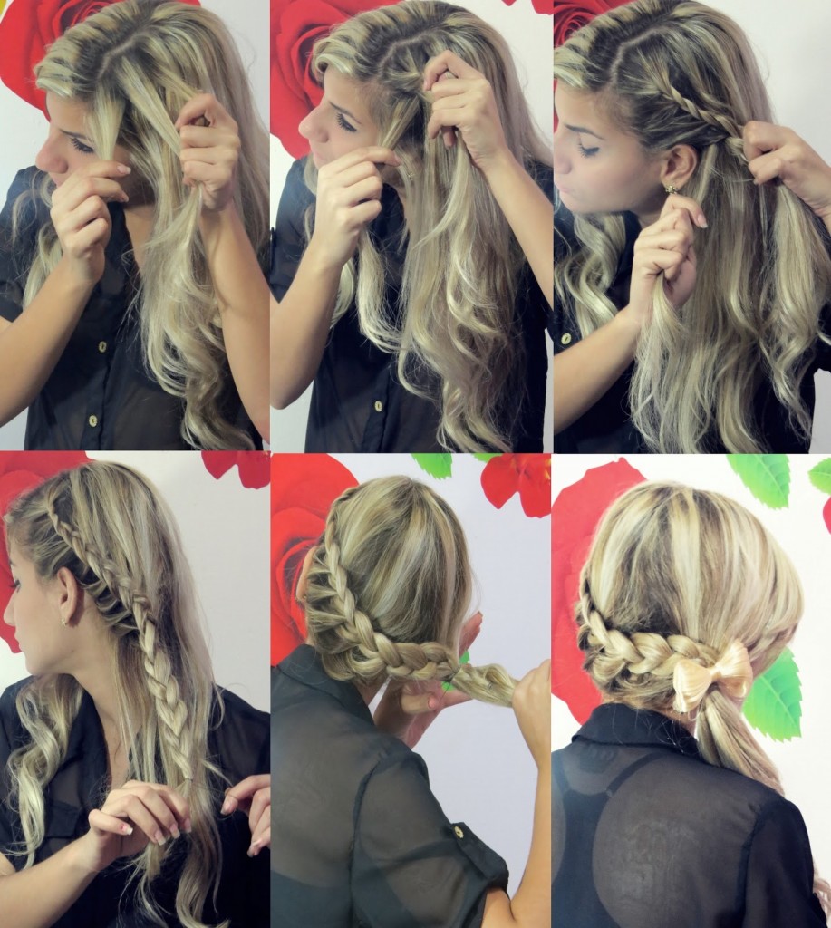 Inverted Side French Braid