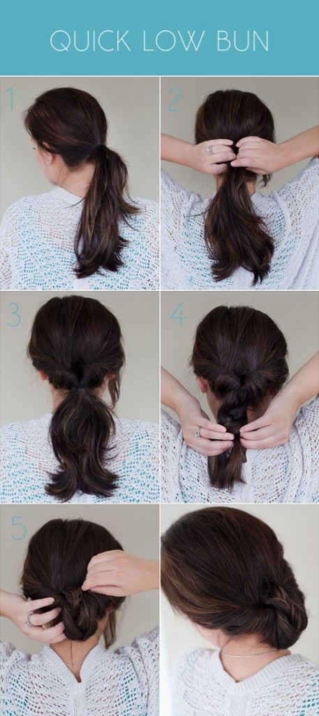 Quick Low PonyTail Bun