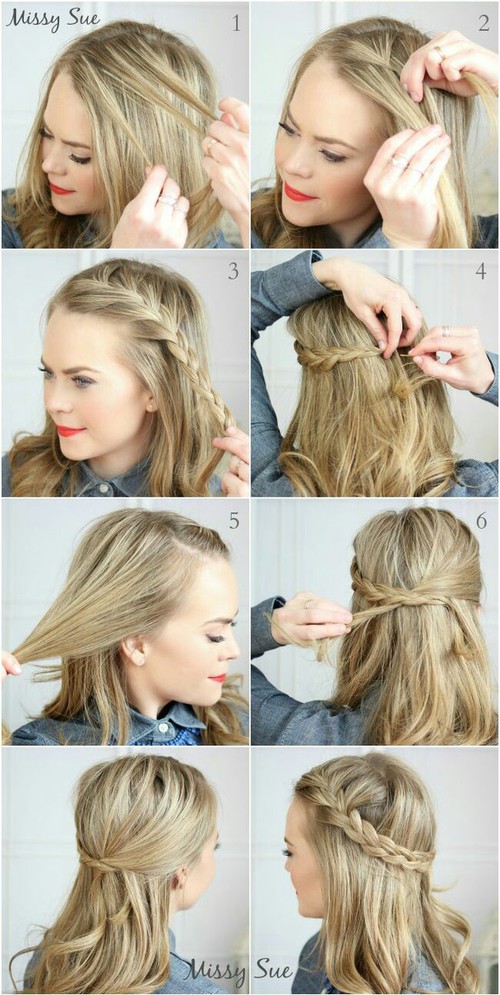 Side French Braid Hairstyle