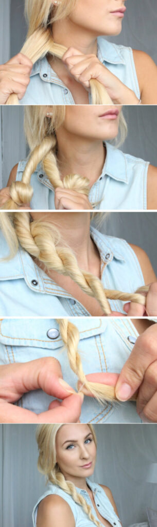 Twisted Braid Hairstyle