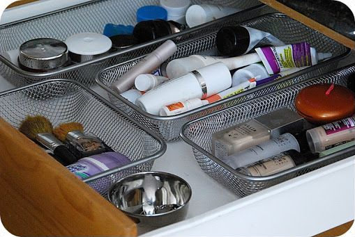 Makeup Drawer Organization