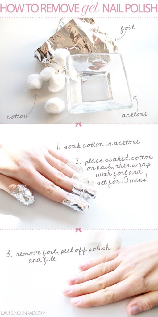 How to remove gel nail polish