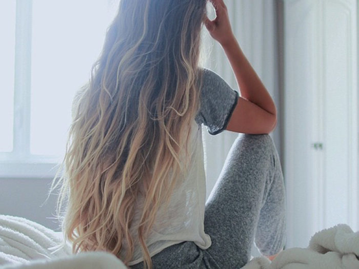 Long, healthy hair