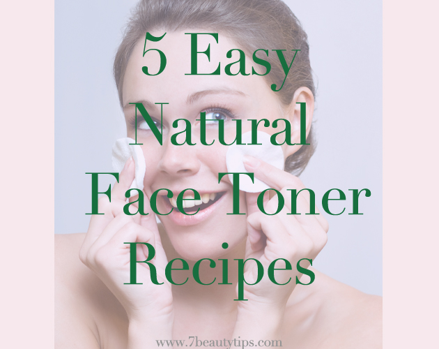 5 Easy Natural Face Toner Recipes