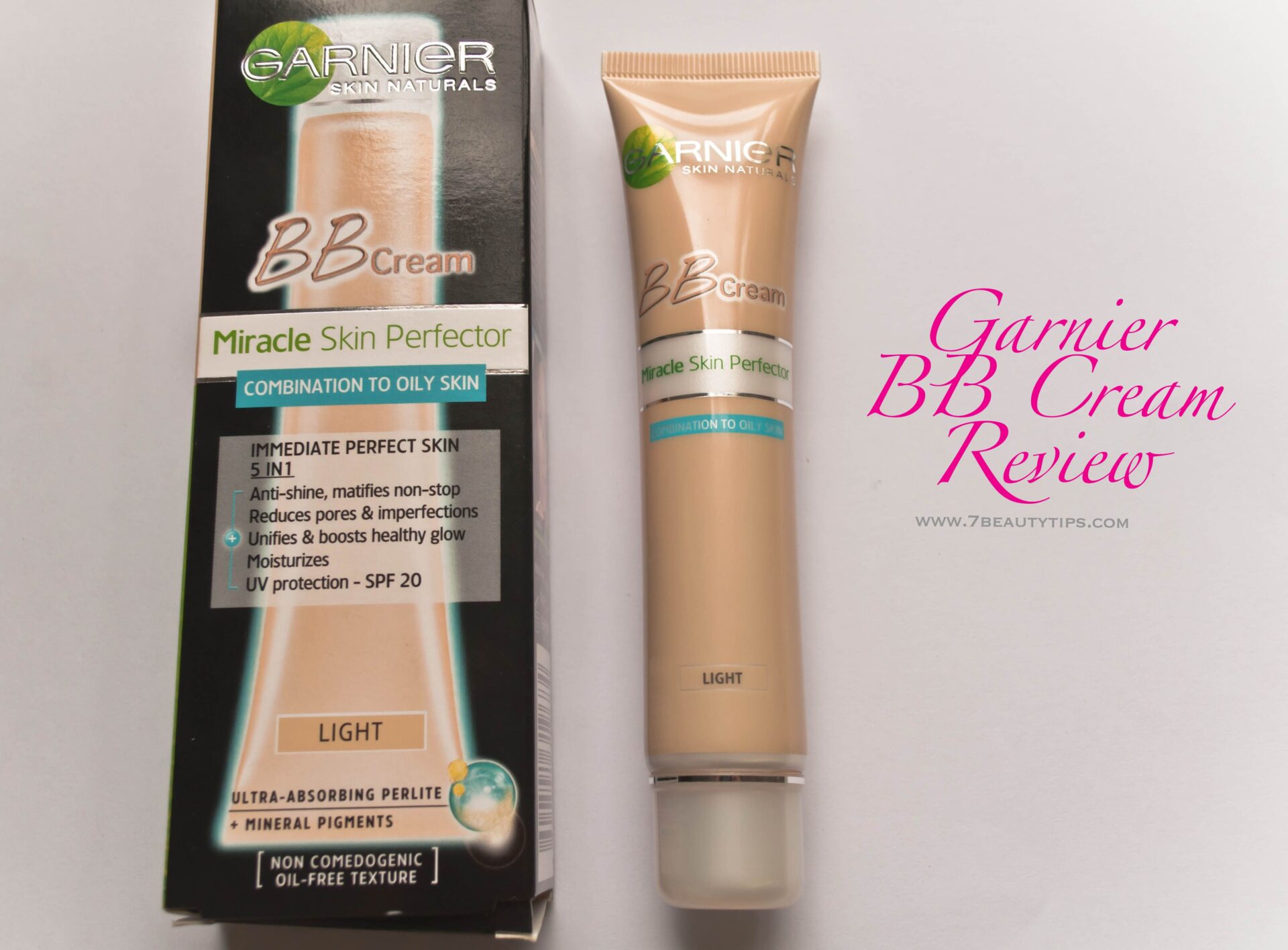Garnier BB Cream Miracle Skin Perfecter Review | Combination to Oily Skin / Light